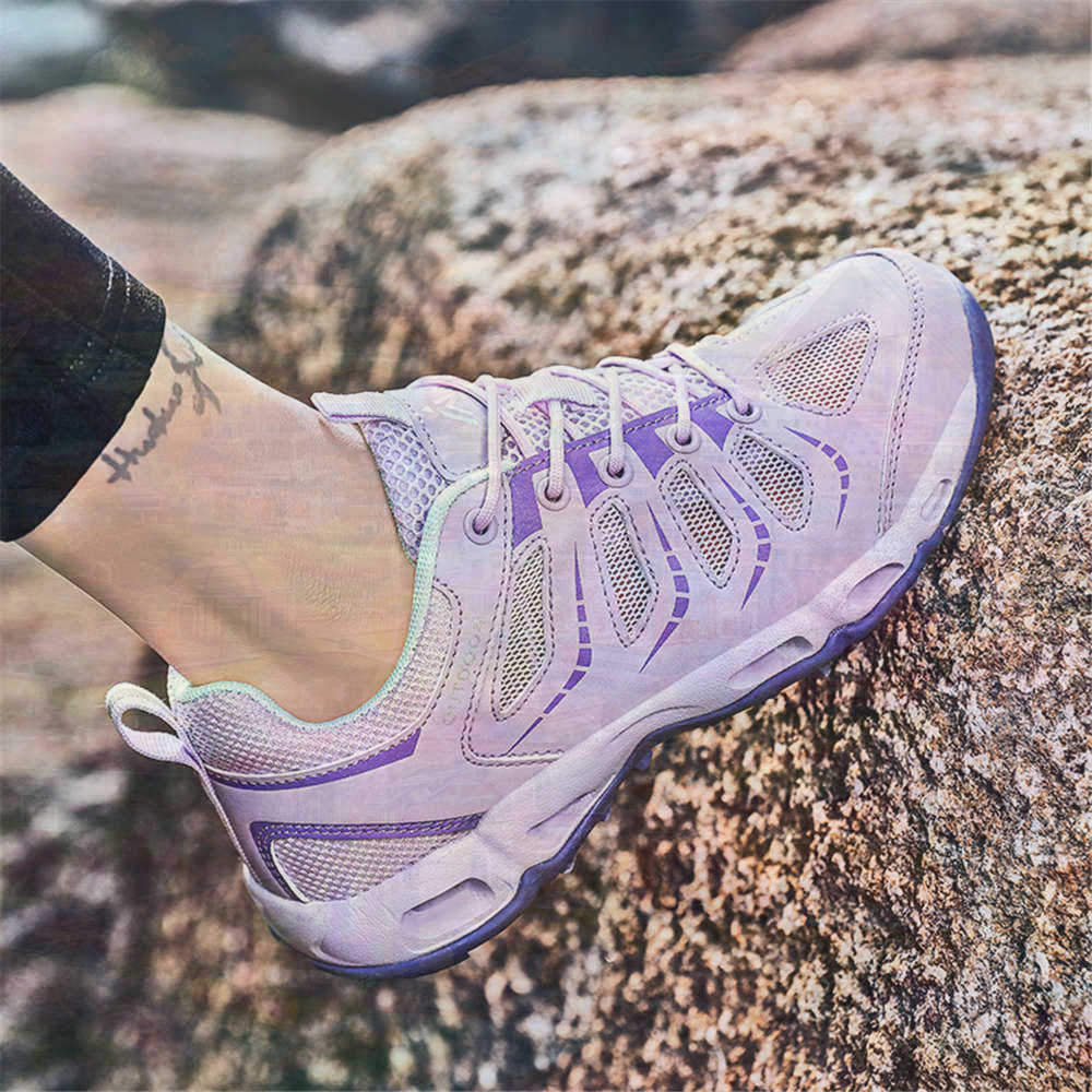 Badminton News - Zapatillas Sumer con punta redonda plateadas,