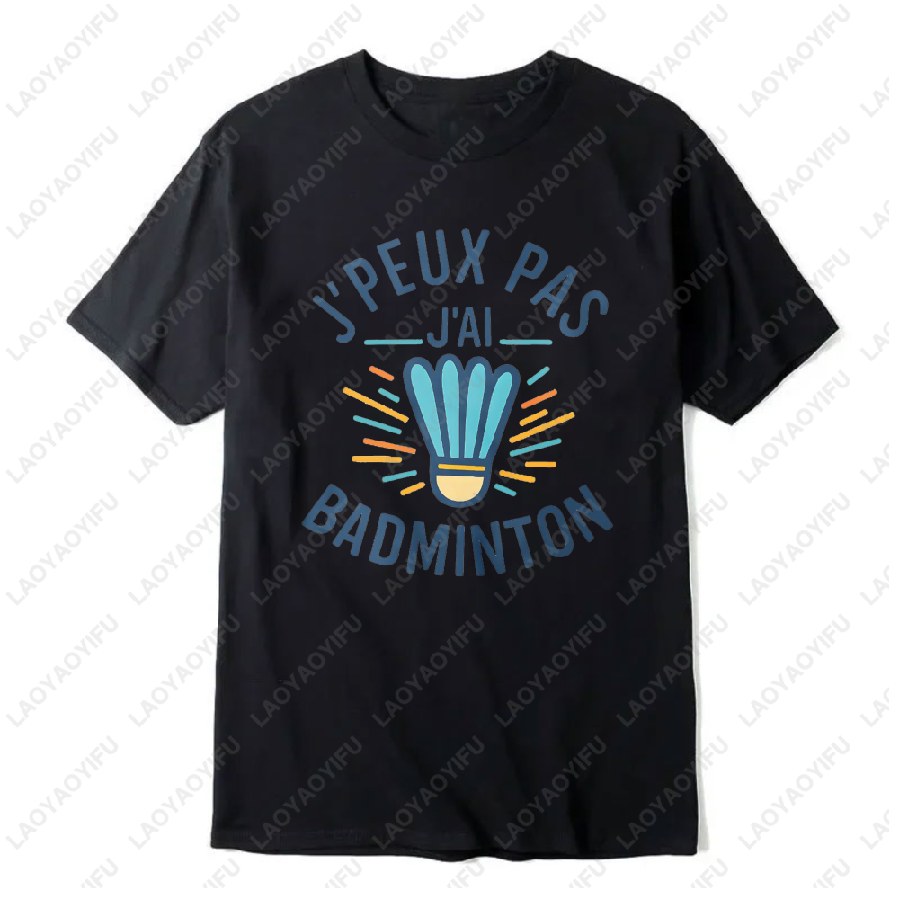 Badminton Quotes Funny - Camiseta con diseño gráfico de bádminton