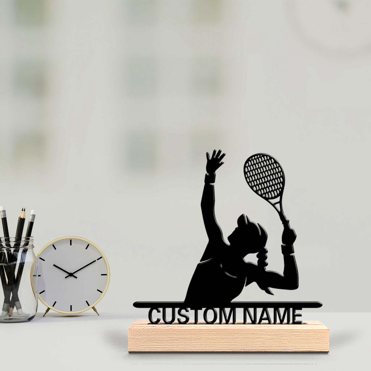 Badminton Fun - Estatuas de Metal de bádminton personalizadas,